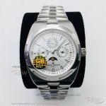 GB Copy Vacheron Constantin Overseas Moonphase Chronograph SS Case White Face 41.5 MM Automatic Watch 